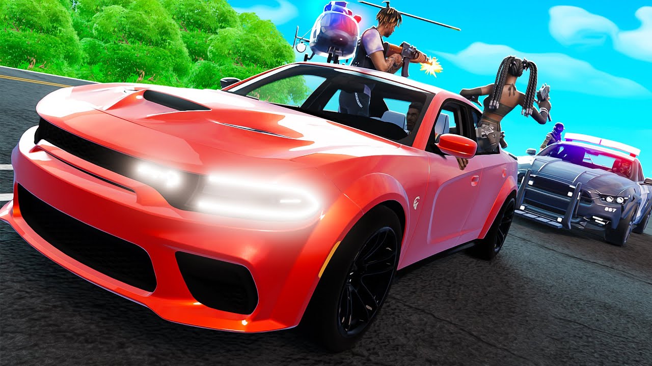 Fortnite Roleplay THE BAD TEENAGERS… (WE STOLE HELLCATS) (A Fortnite Movie)