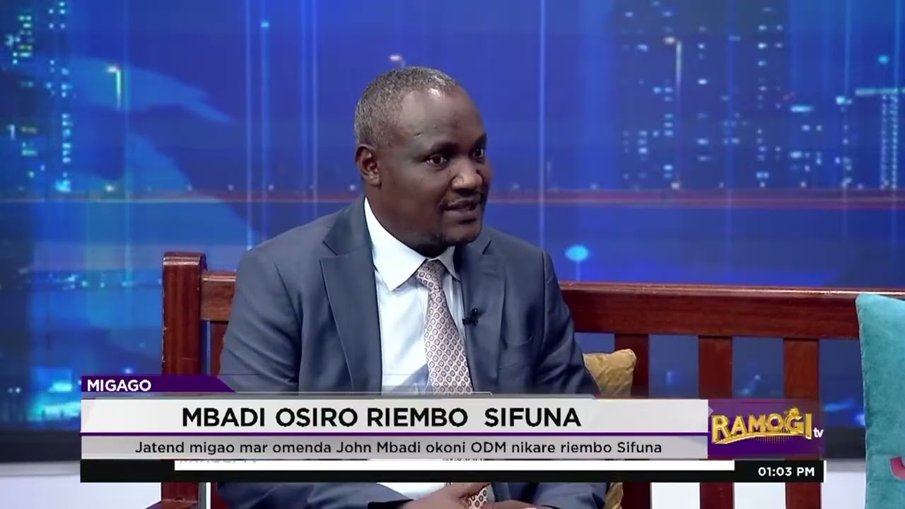 Jatend migao mar omenda John Mbadi okoni ODM nikare riembo Sifuna