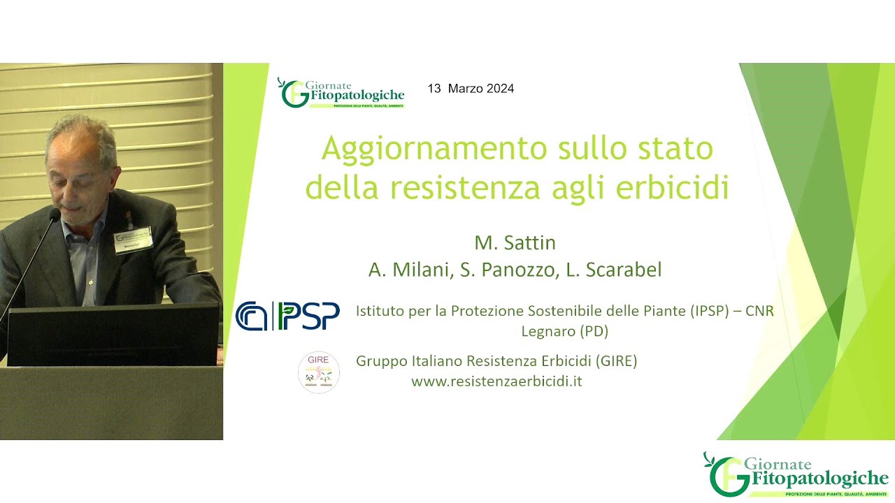 GF 2024 – Resistenza delle erbe infestanti ai prodotti fitosanitari