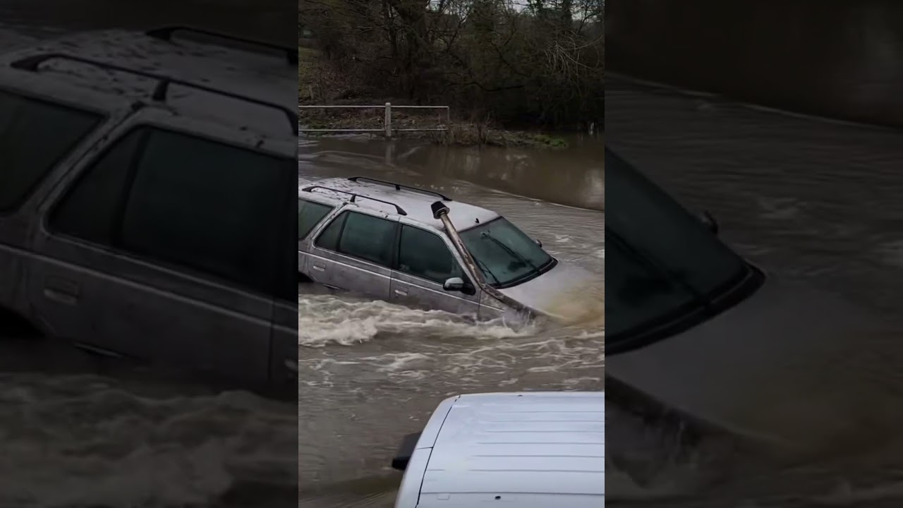 Peugeot 405 submarine pt2 #diesel #flood #peugeot #offroad