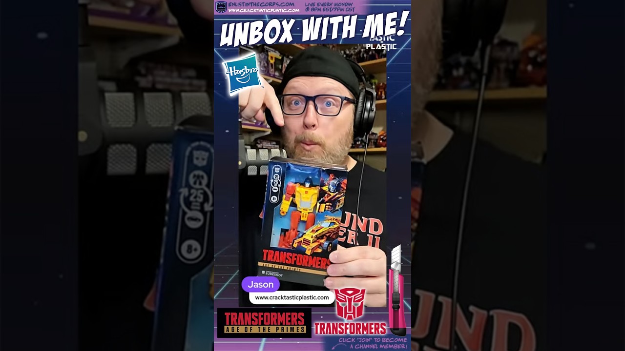Unbox w/Me [2/14/26] 📱 Transformers Age of the Primes Targetmaster Sureshot