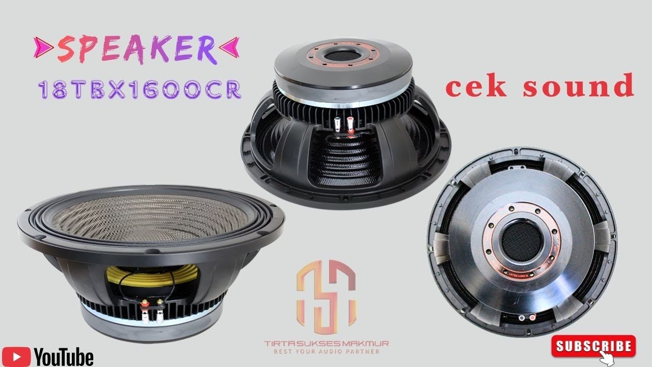 Cek sound speaker neo 18 inch dari spl audio 18tbx1600cr
