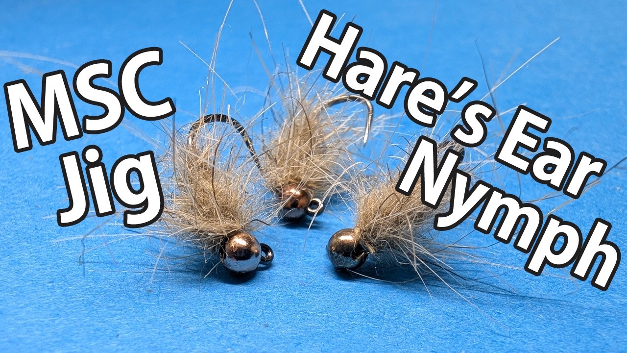 MSCジグの巻き方　沈む毛鉤の定番｜Tying a Hare's Ear Nymph Variant【Fly Fishing】【Euro Nymphing】【テンカラ】