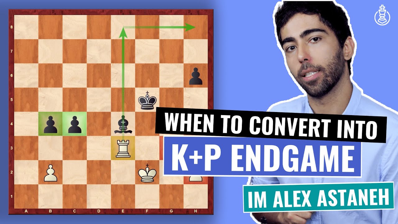 When to convert into a King & Pawn Endgame | Endgame Techniques