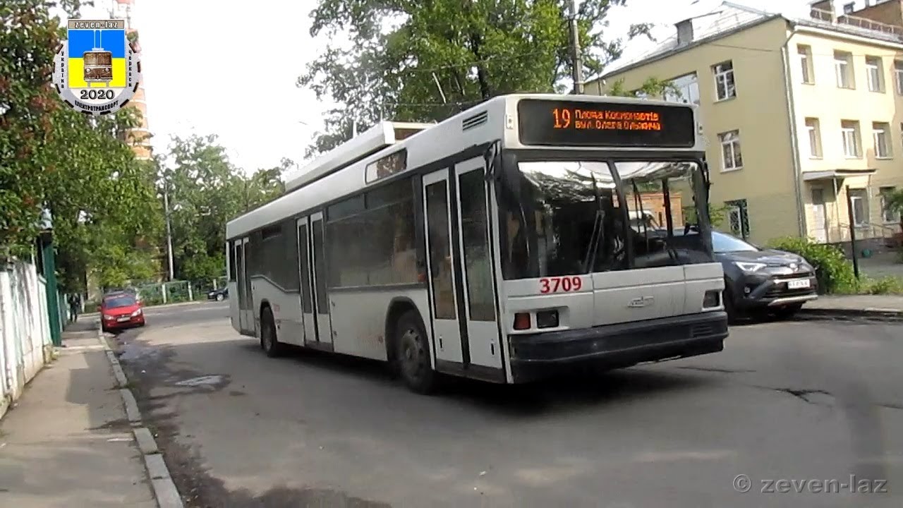 Київський тролейбус- МАЗ-103Т, ЛАЗ E183D1, ЛАЗ E301D1, Богдан Т70110 26.05.2020 / Kyiv trolleybus