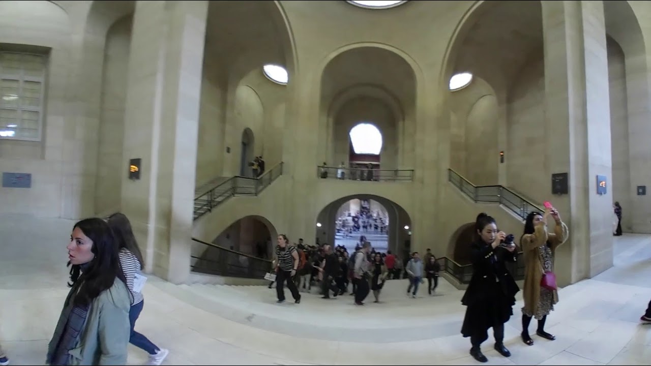 Louvre museum museo 360. mona lisa