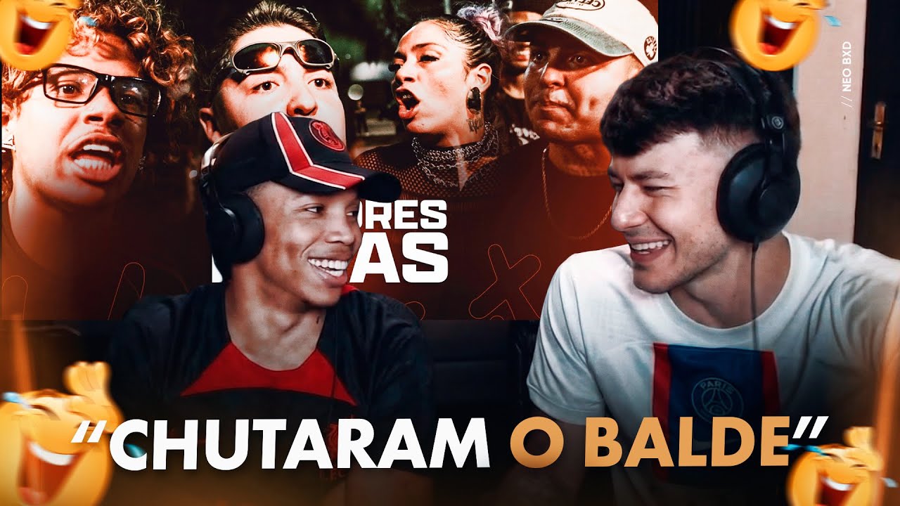 NEO E APOLLO REAGEM ÀS MELHORES RIMAS DA BDA CLANDESTINA 😂😂
