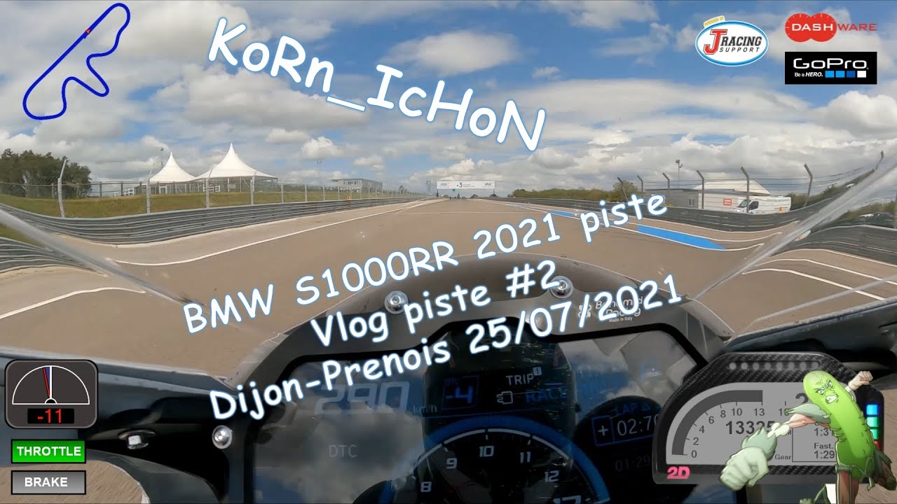 Vlog Piste - S1000RR 2021 - Dijon-Prenois 25 Juillet 2021