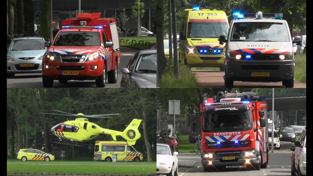 PRIO1 17-3361 (SI44-0) 17-3431, Politie en A1 17-153 LFL01 Zuiderpark Rotterdam. #432