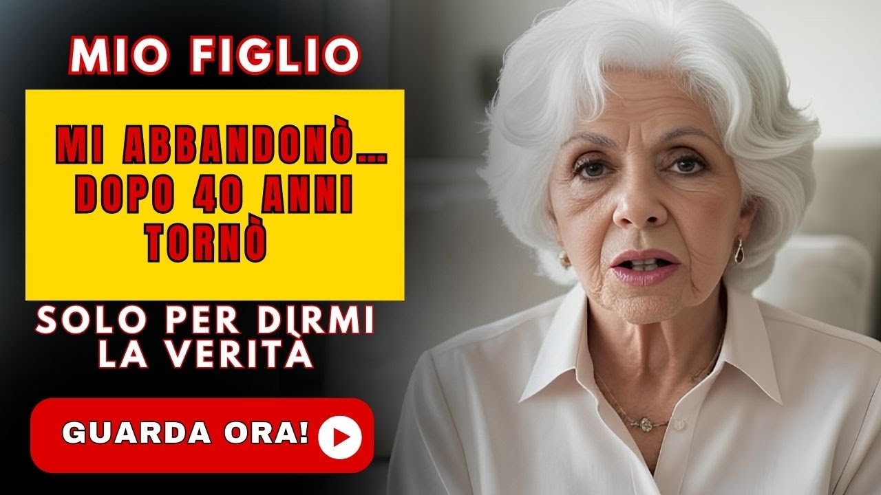 MIO FIGLIO MI ABBANDONÒ… DOPO 40 ANNI TORNÒ SOLO PER DIRMI LA VERITÀ
