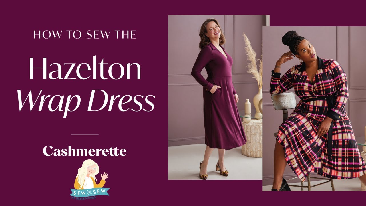 Платье-халат Hazelton от Cashmerette Complete Sew Along