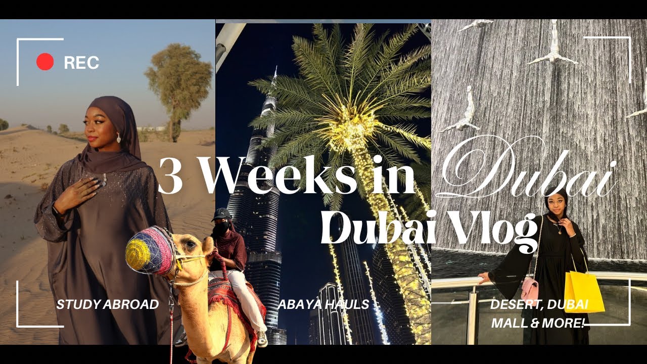 YOU HAVE TO GO TO DUBAI 😍✨| 3 week vlog in Dubai 🇦🇪