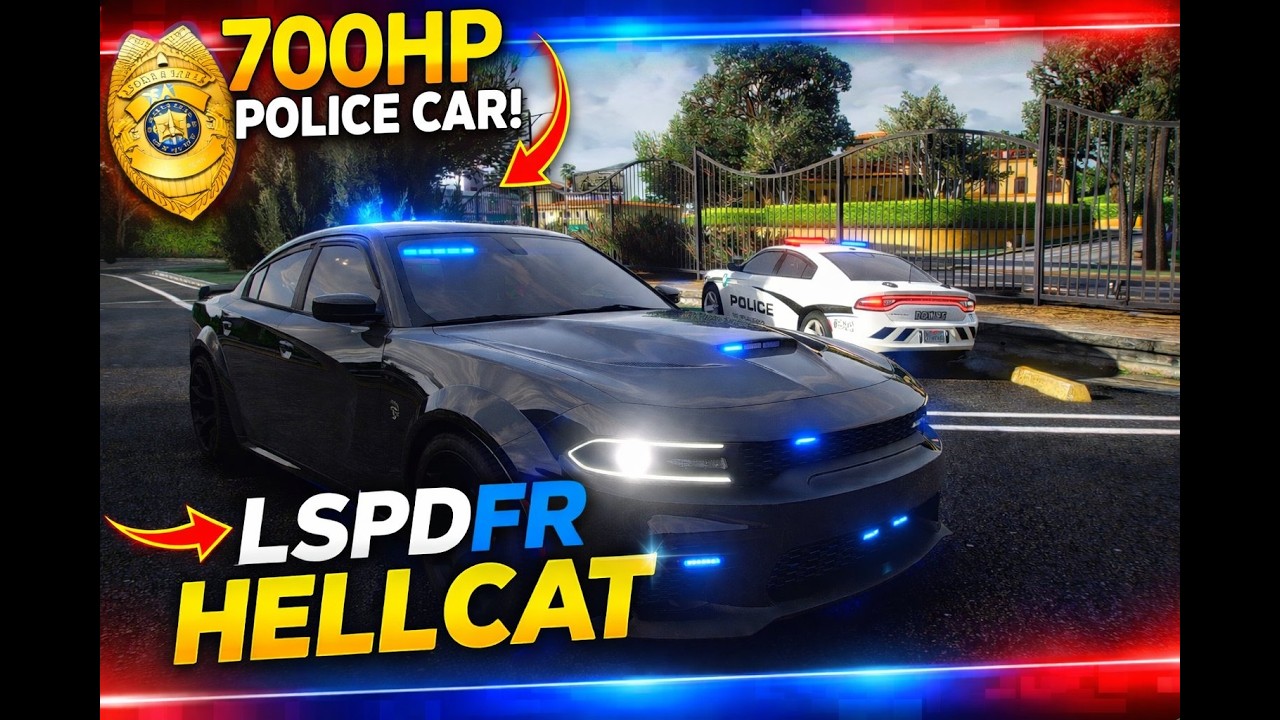 The FASTEST Police Car in LSPDFR?! Hellcat Patrol