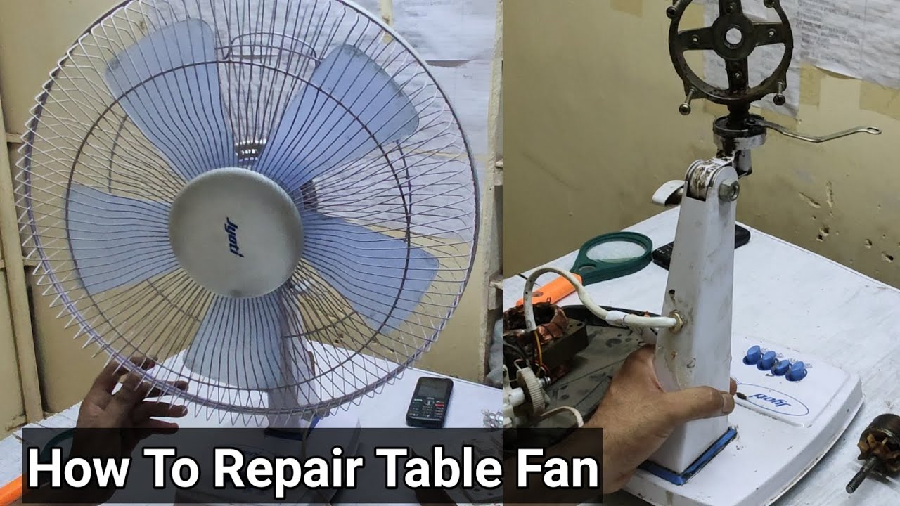How To Repair Table Fan | Table Fan Connection | Table Fan Fitting |