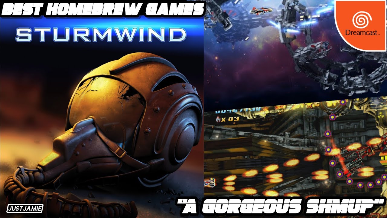 Sturmwind - New Dreamcast Game #dreamcast #segadreamcast #homebrewgames
