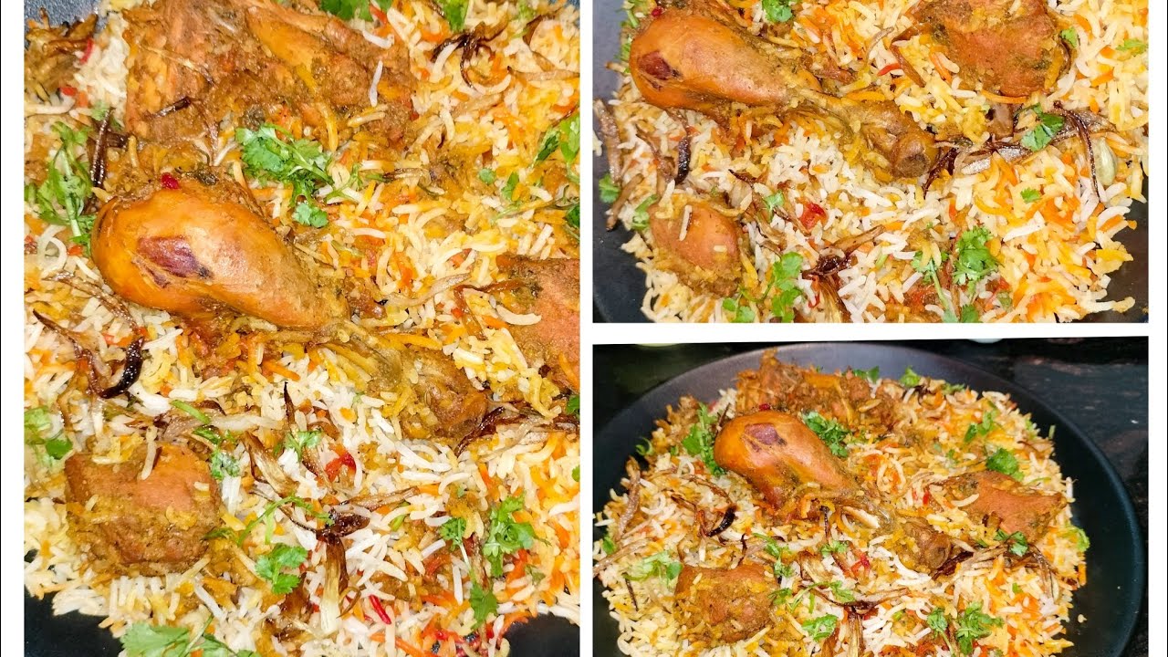 HYDERABADI CHICKEN DUM BIRYANI RECIPE / KACCHI CHICKEN DUM BIRYANI/#chickendumbiryani 