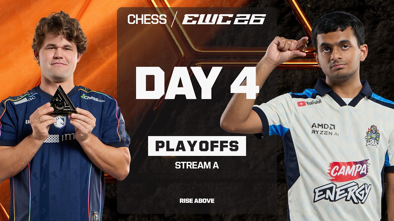 Chess at EWC 26 -  Day 4  - Playoffs -  Stream A