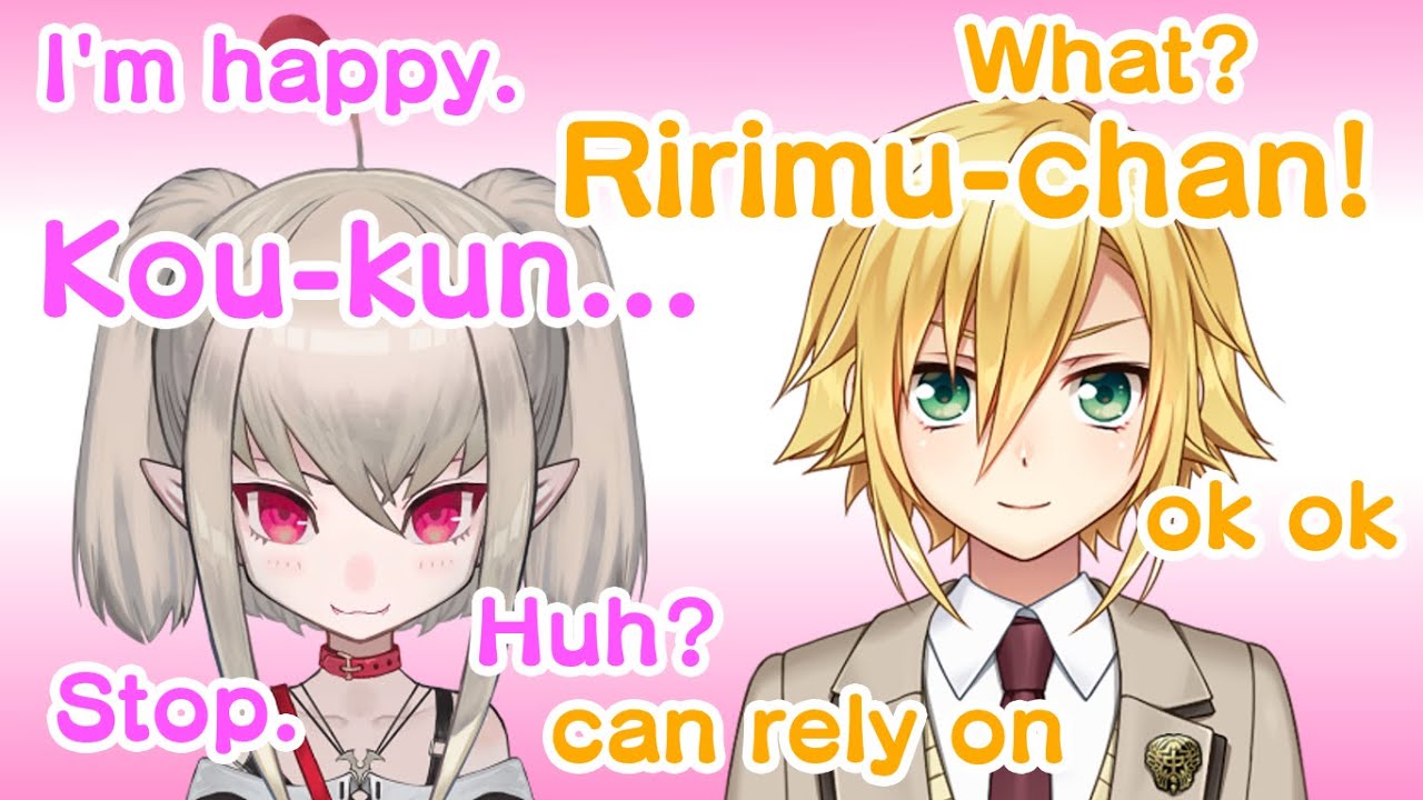 【Nijisanji / Kou / Ririmu】Clips of Orikou Doing PDA【Uzuki Kou / Makaino Ririmu】