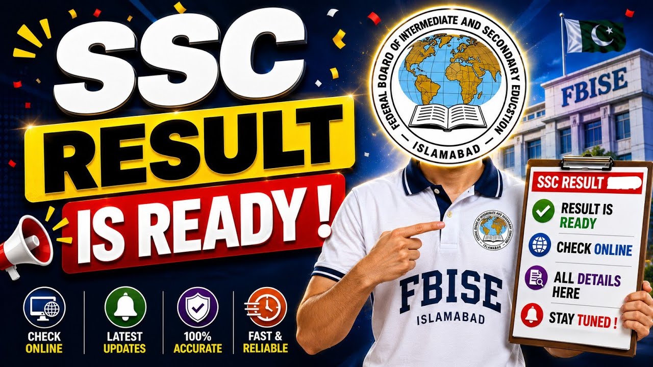 FBISE SSC Result 2026 READY to Announce | Class 9 & 10 Result Date Update | Latest News