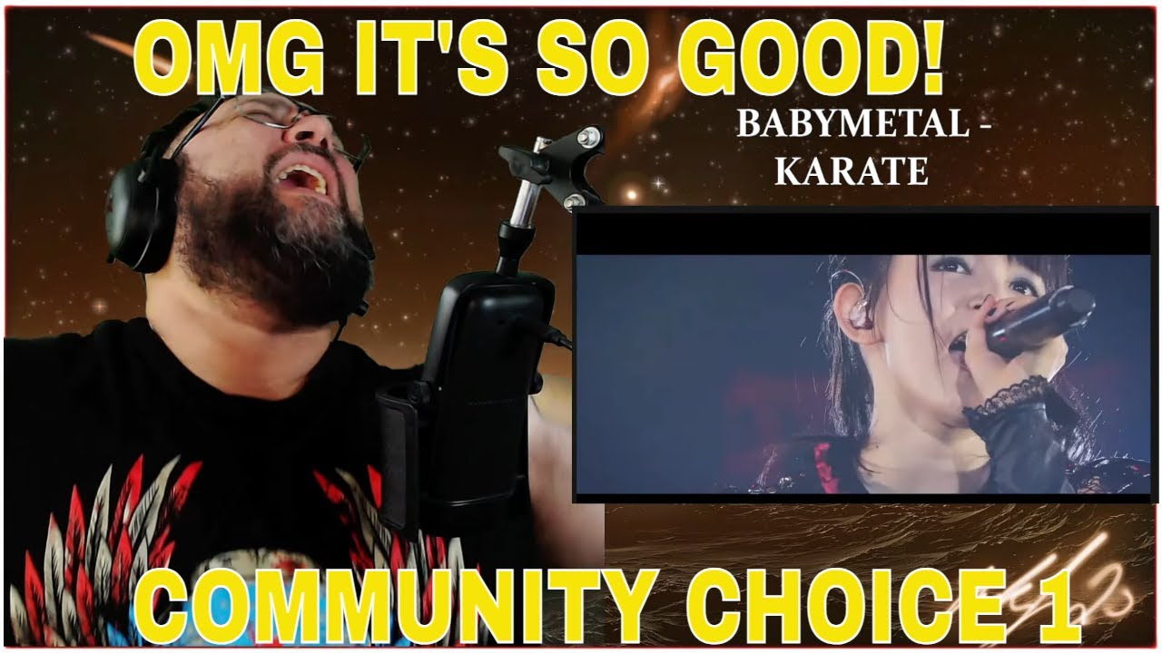 COMMUNITY VOTE 1 BABYMETAL KARATE! (FAN MADE VIDEO) *REACTION*