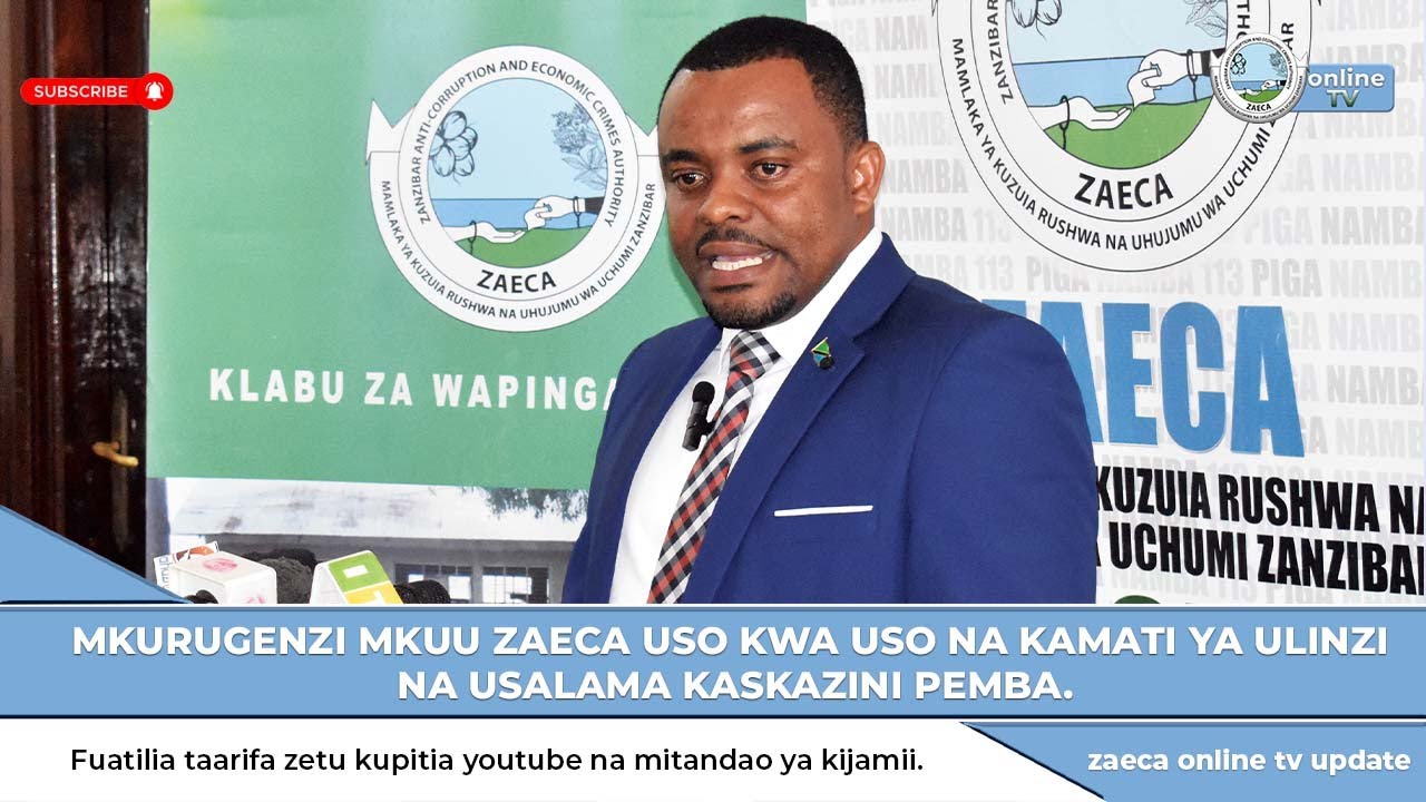 Mkurugenzi Mkuu ZAECA uso kwa uso na Kamati ya Ulinzi na Usalama Kaskazini Pemba.