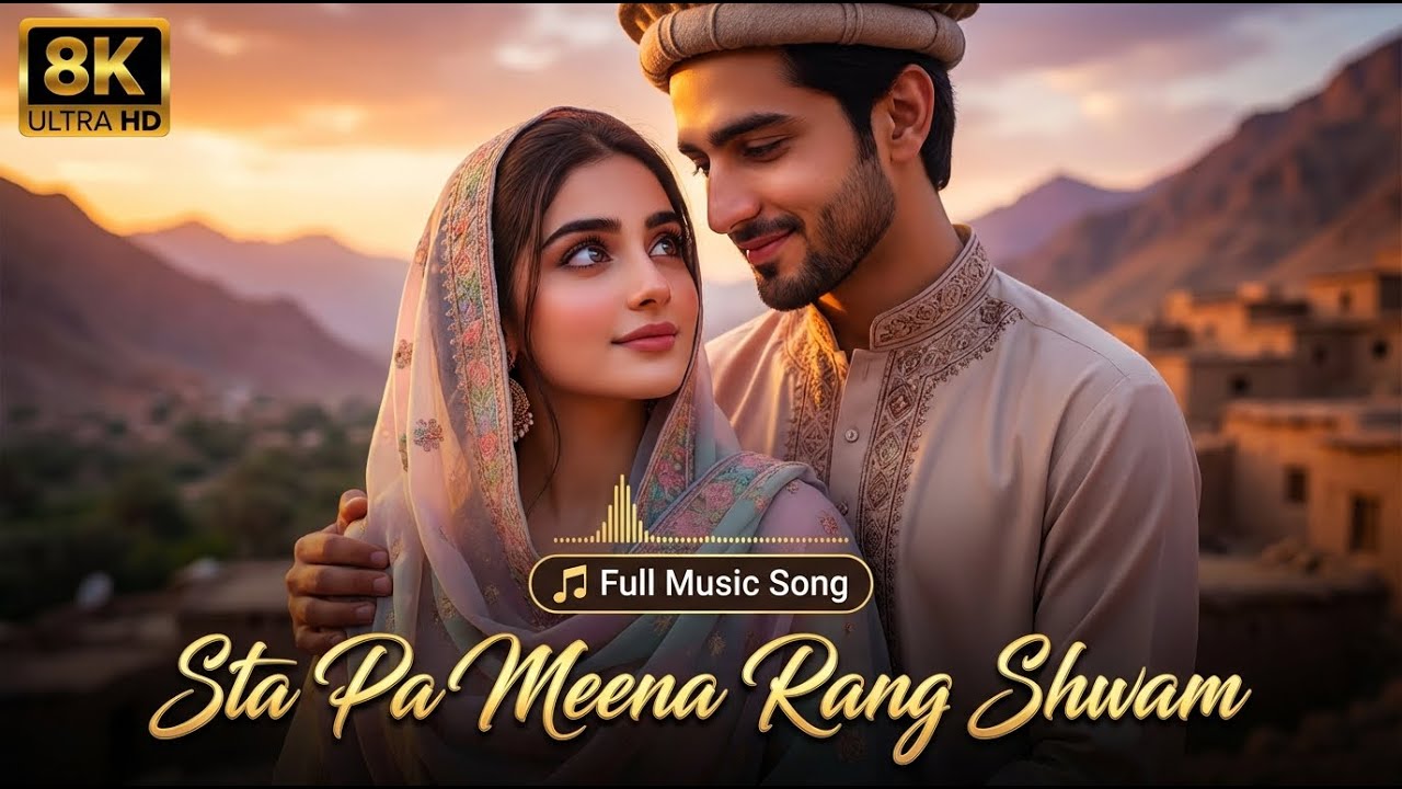 Sta Pa Meena Rang Shwam | Romantic Pashto Song | Heart Touching Pashto Love Song | New Pashto Music