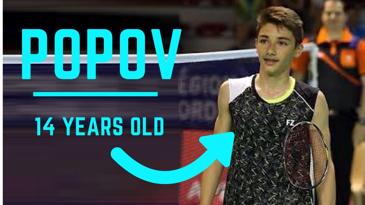CRAZY BADMINTON RALLY by POPOV 14 years old