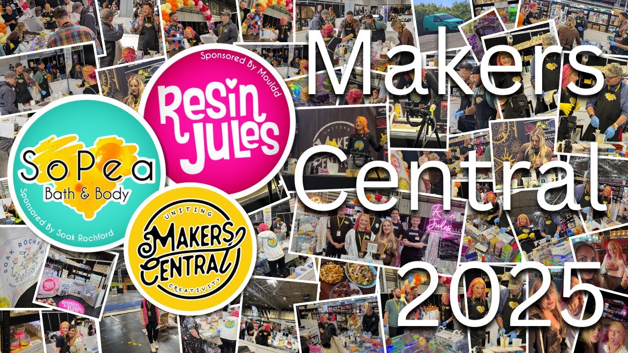 We Took Over Makers Central 2025! W/ Bath Bombs & Resin! @vectric @makerscentral @nickzammeti