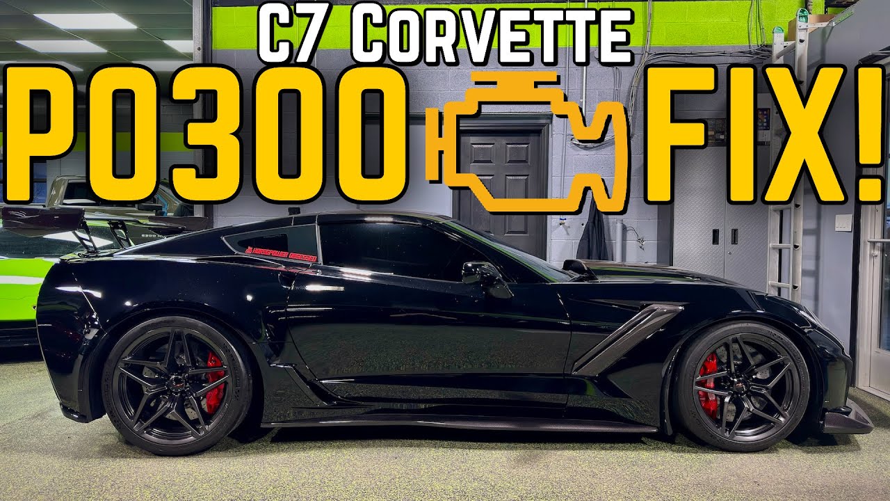 HOW TO FIX the P0300 Check Engine Light on a C7 Corvette!