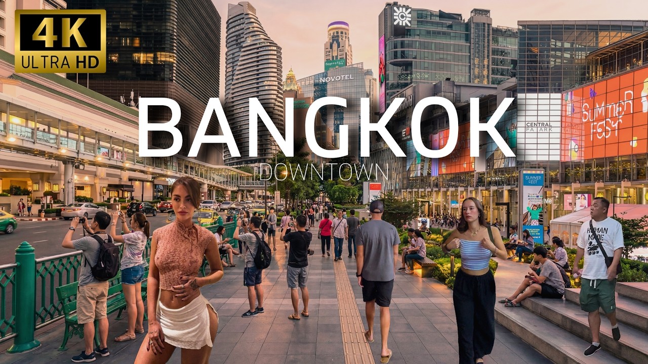 🇹🇭 4K | Walking Bangkok Downtown | The Most Beautiful City in the World 2026 | Thailand