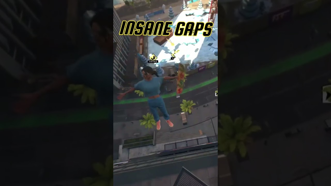 INSANE GAPS IN SKATE 4 - trickline skateboarding 