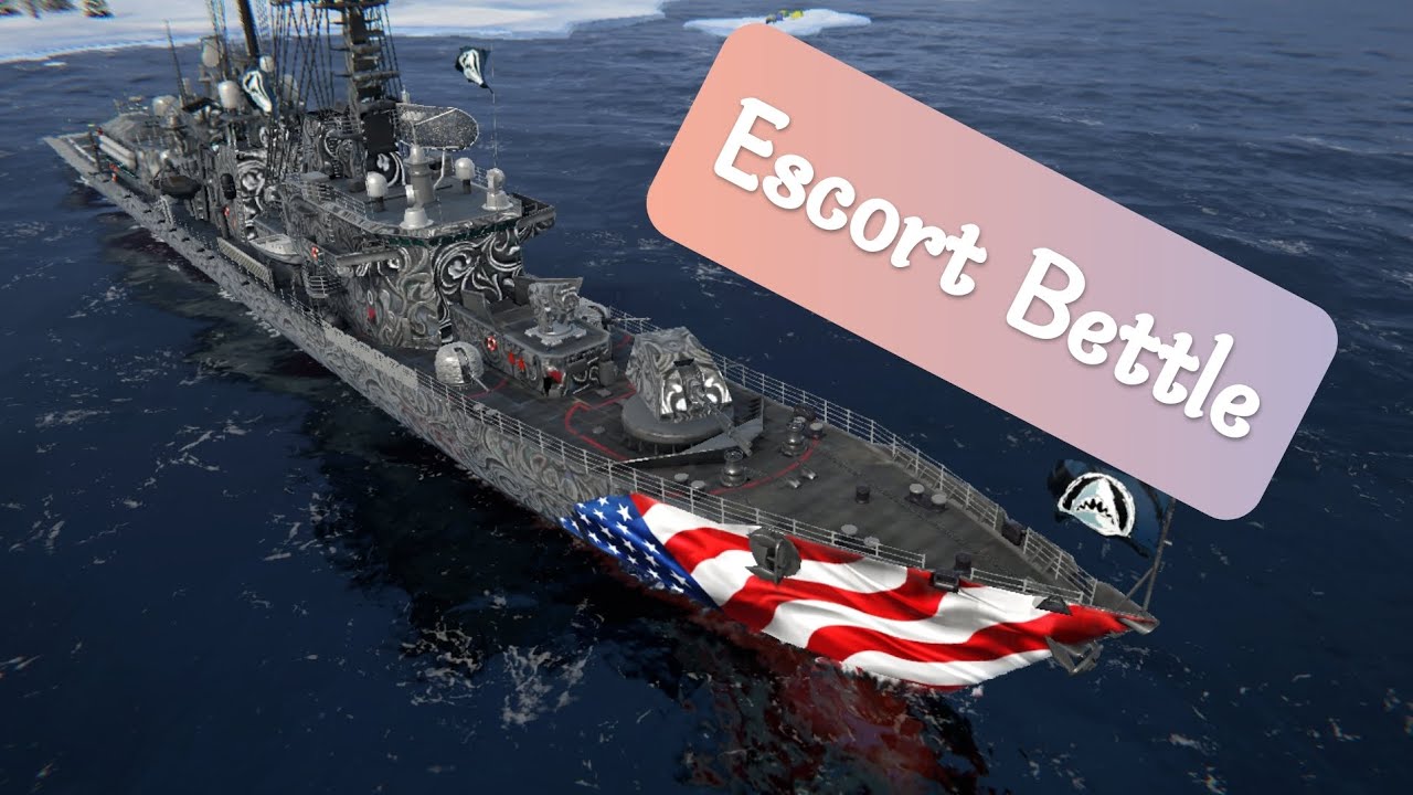 Heavy Weighted ESCORT BETTLE_MODERN WARSHIP 