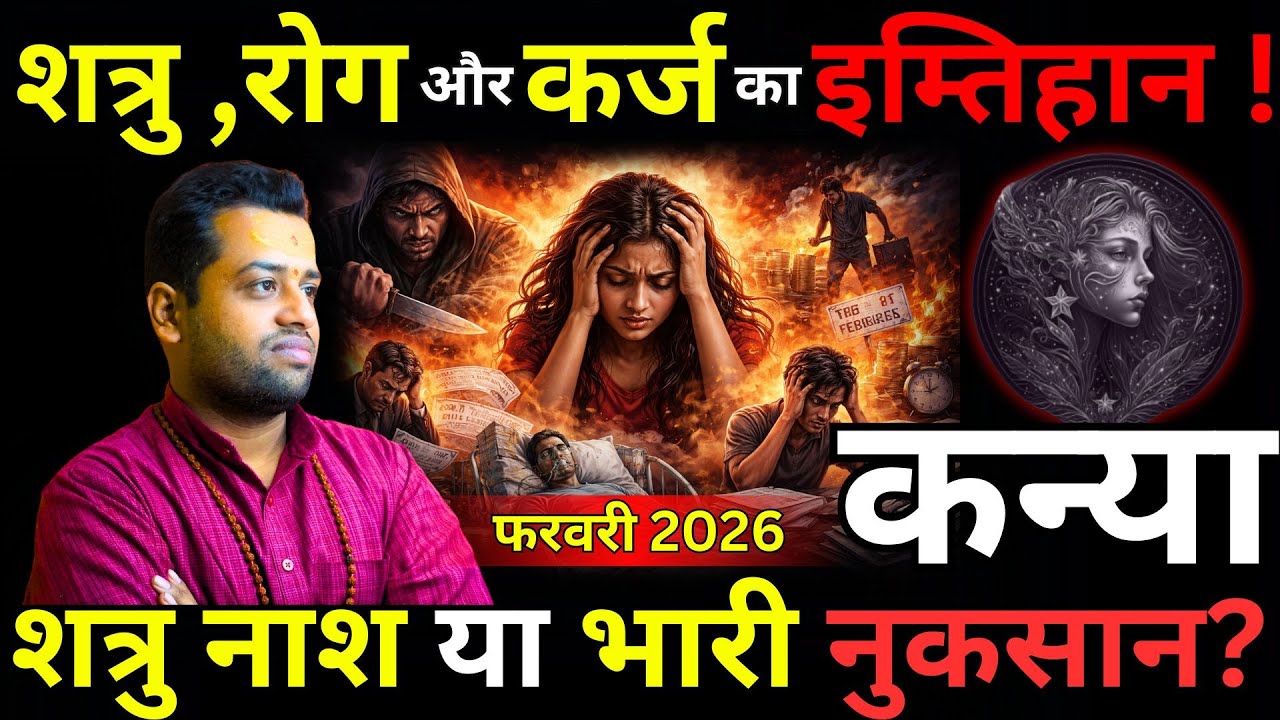 Feb 2026 Kanya Rashi: शत्रु, रोग और कर्ज का सबसे बड़ा इम्तिहान