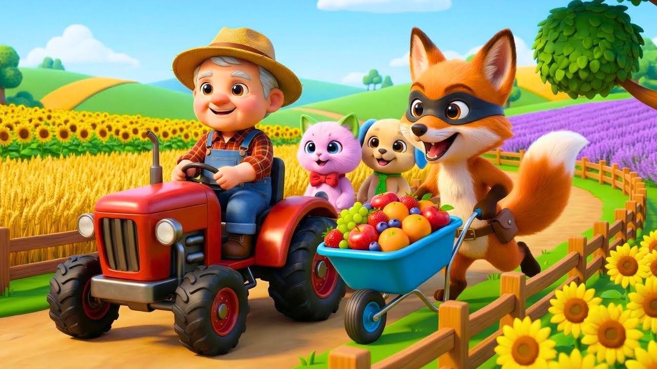 Old MacDonald Had a Farm | Learning Vehicles & Farm Tools & Animals Collection | Lulu And Lili Kids