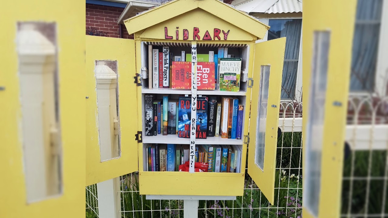 Street Library outside homes.Melbourne