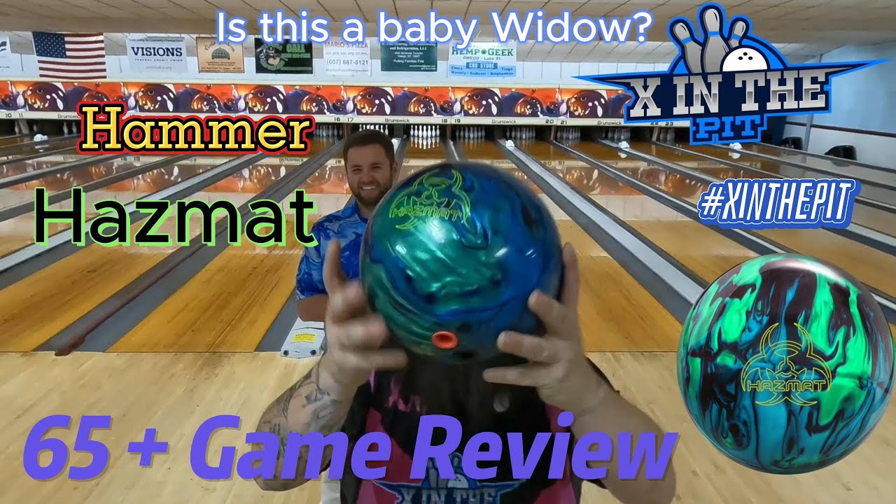 Hammer Hazmat Bowling Ball Review!! The Baby Widow??