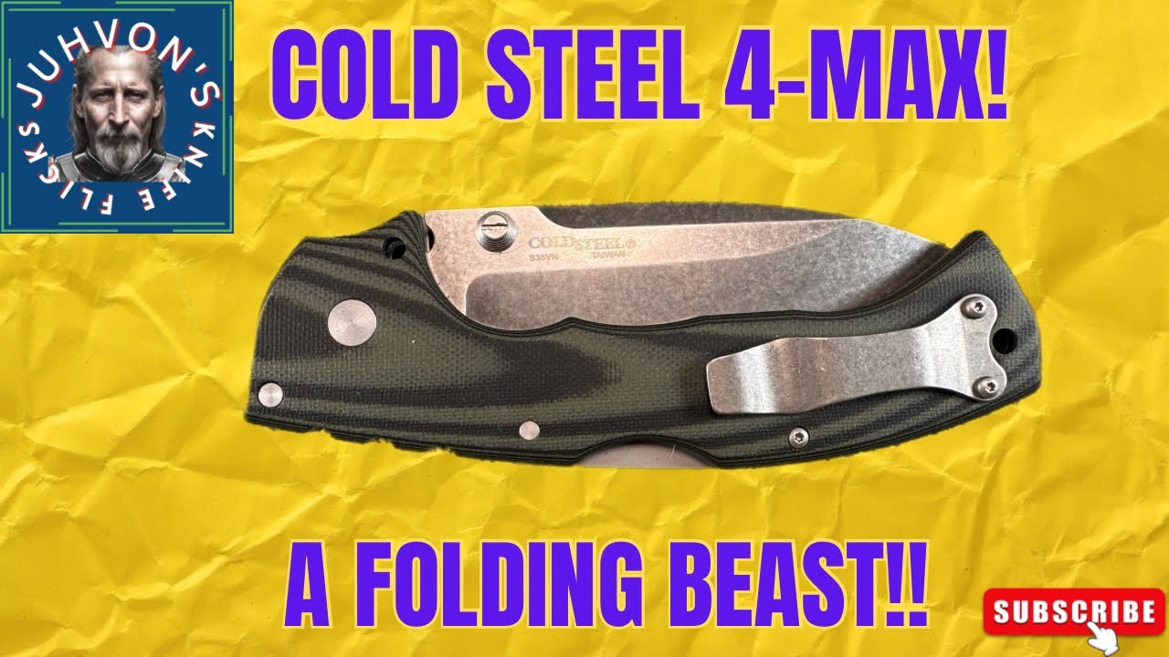 The Cold Steel 4-Max. A Bladed Beast!