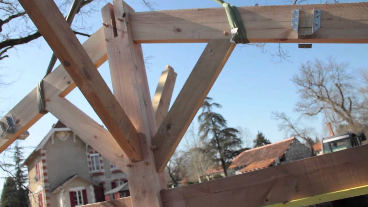 5/ Levage MME-93 : Levage des fermes (Charpente traditionnelle)