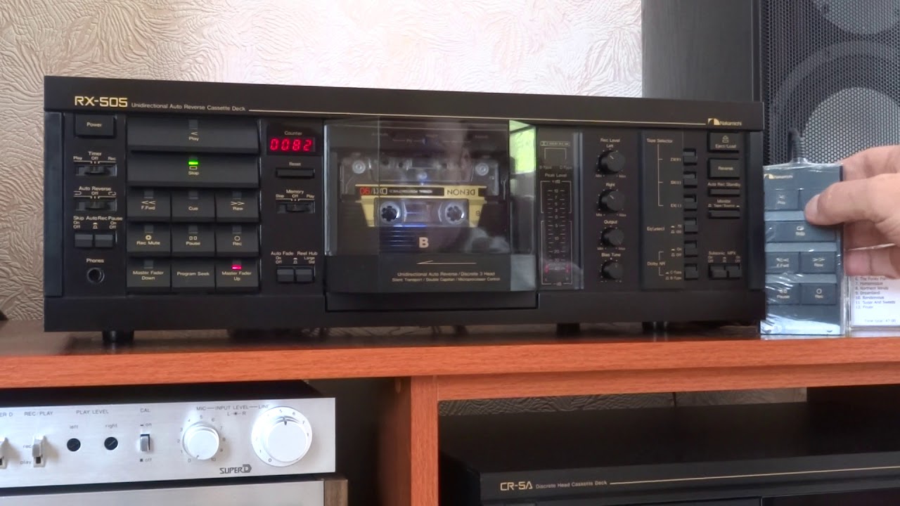 Nakamichi RX-505 работа с оригинальным пультом ДУ(RM-15)