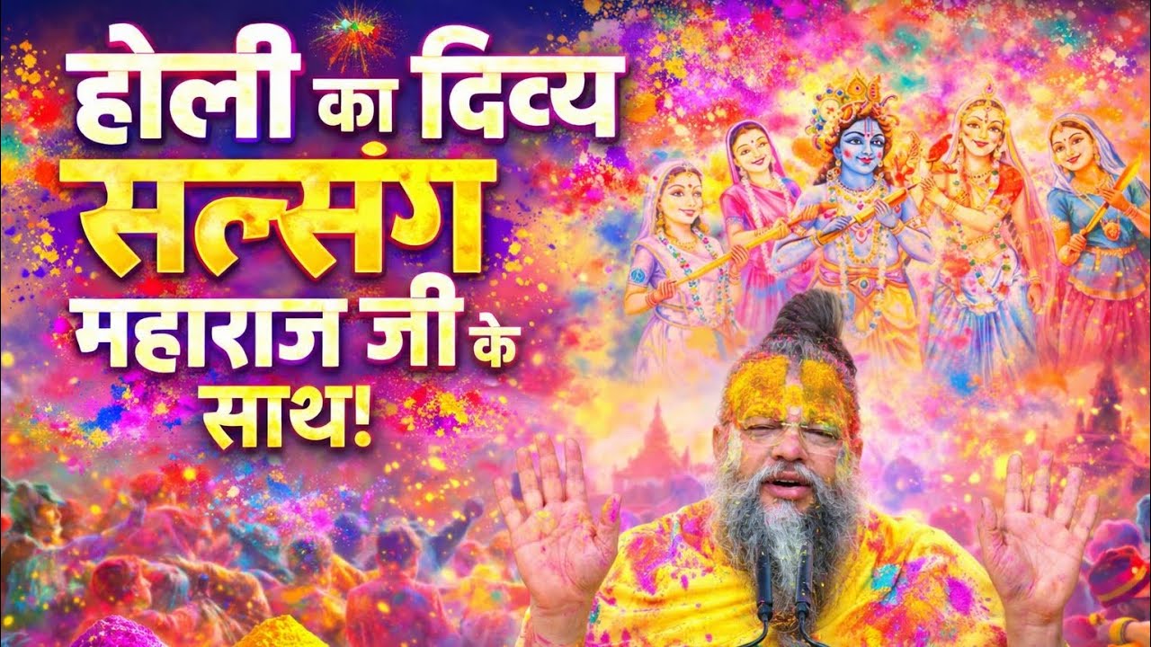 होली का दिव्य सत्संग महाराज जी के साथ ! Premanandniya 