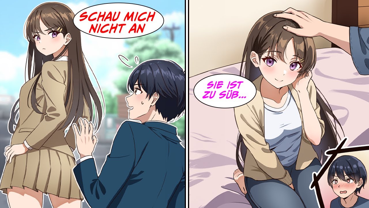 Ich habe die Schulmadonna gerettet und sie kam zu mir nach Hause...