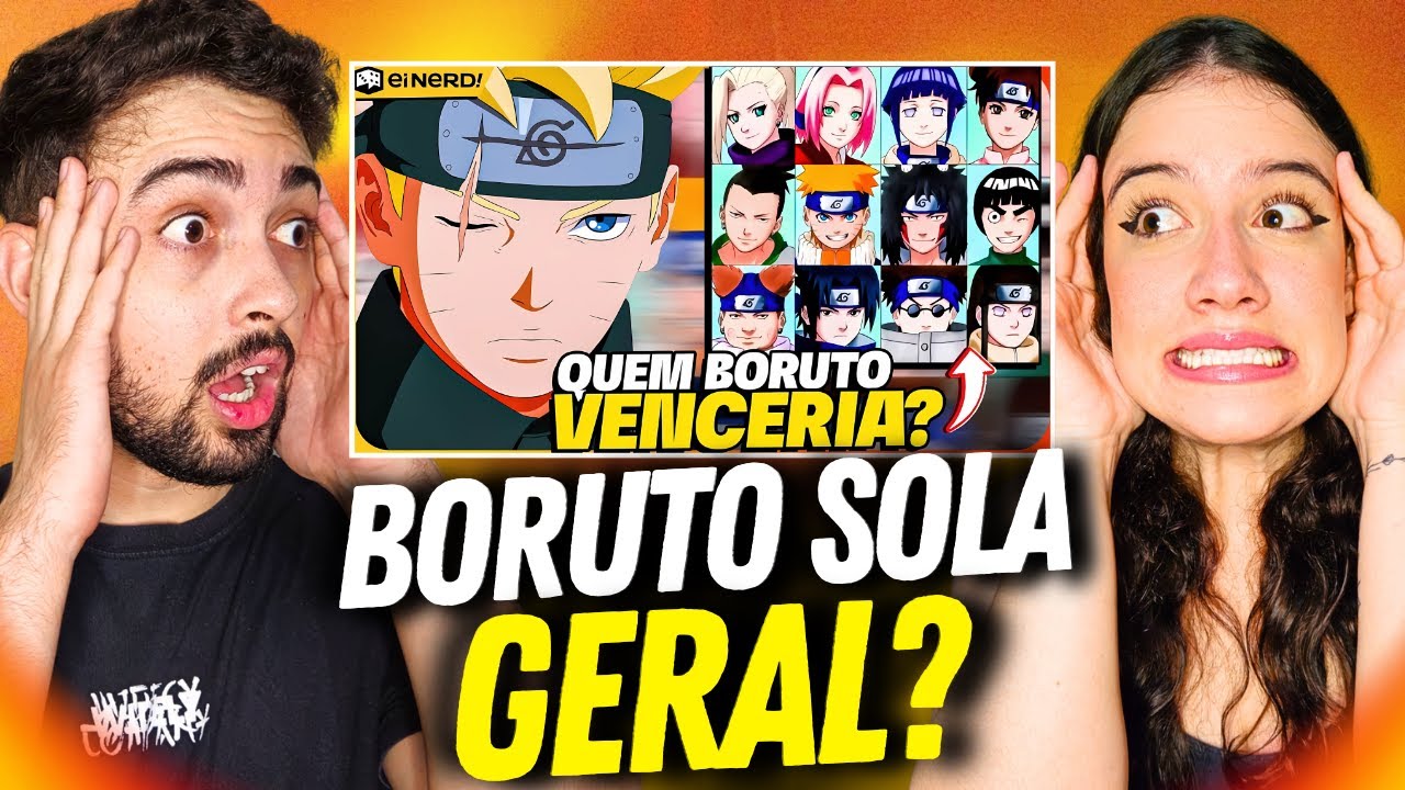 BORUTO vs 12 DE KONOHA: QUEM ELE VENCERIA? Ei Nerd React