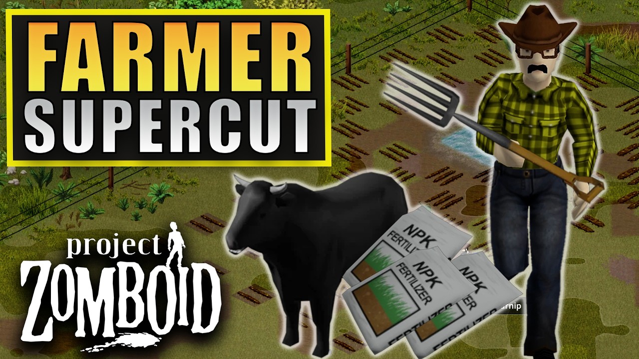 I did a FARMER run in Project Zomboid Build 42 | SUPERCUT