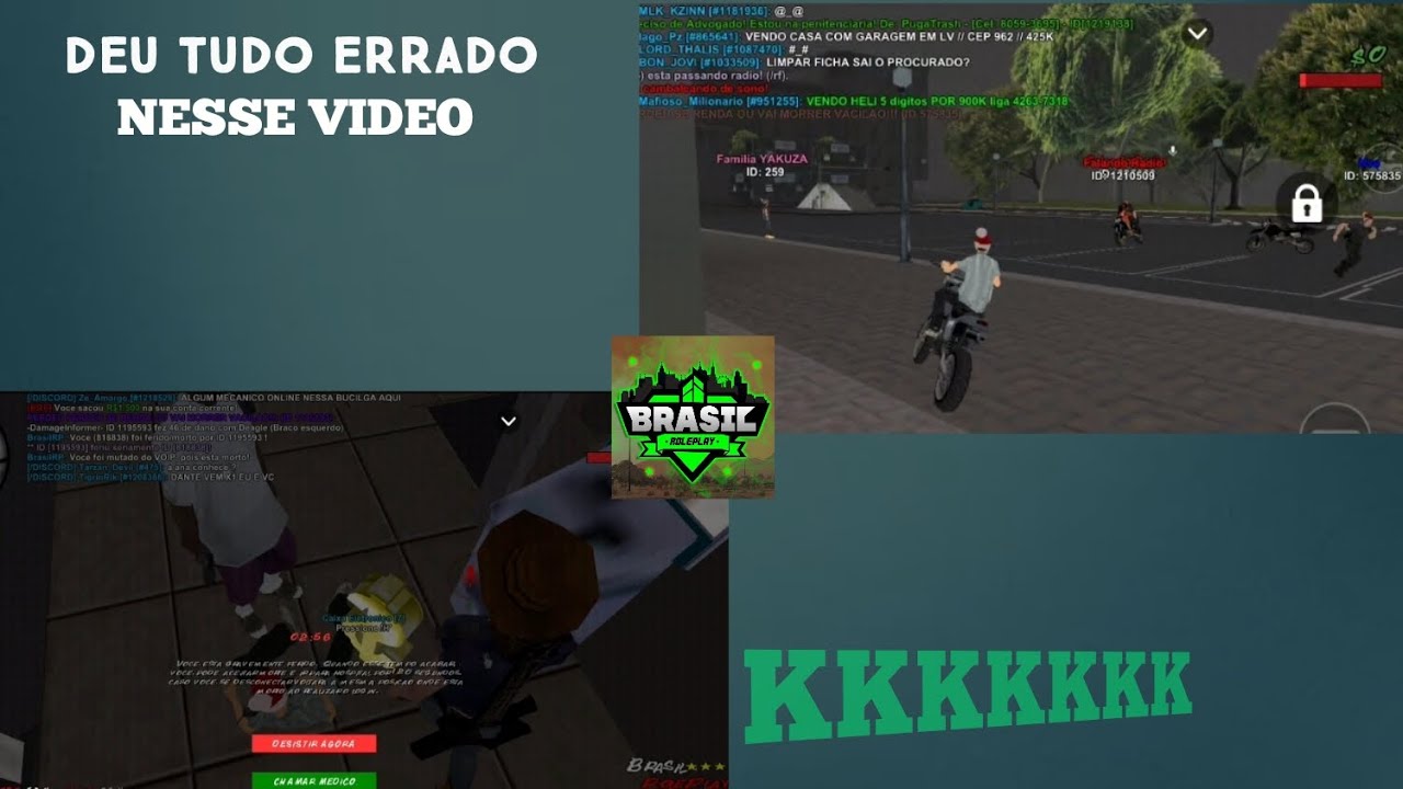 DEU tudo ERRADO NESSE FINAL No BRASIL ROLEPLAY-ANDROID/PC