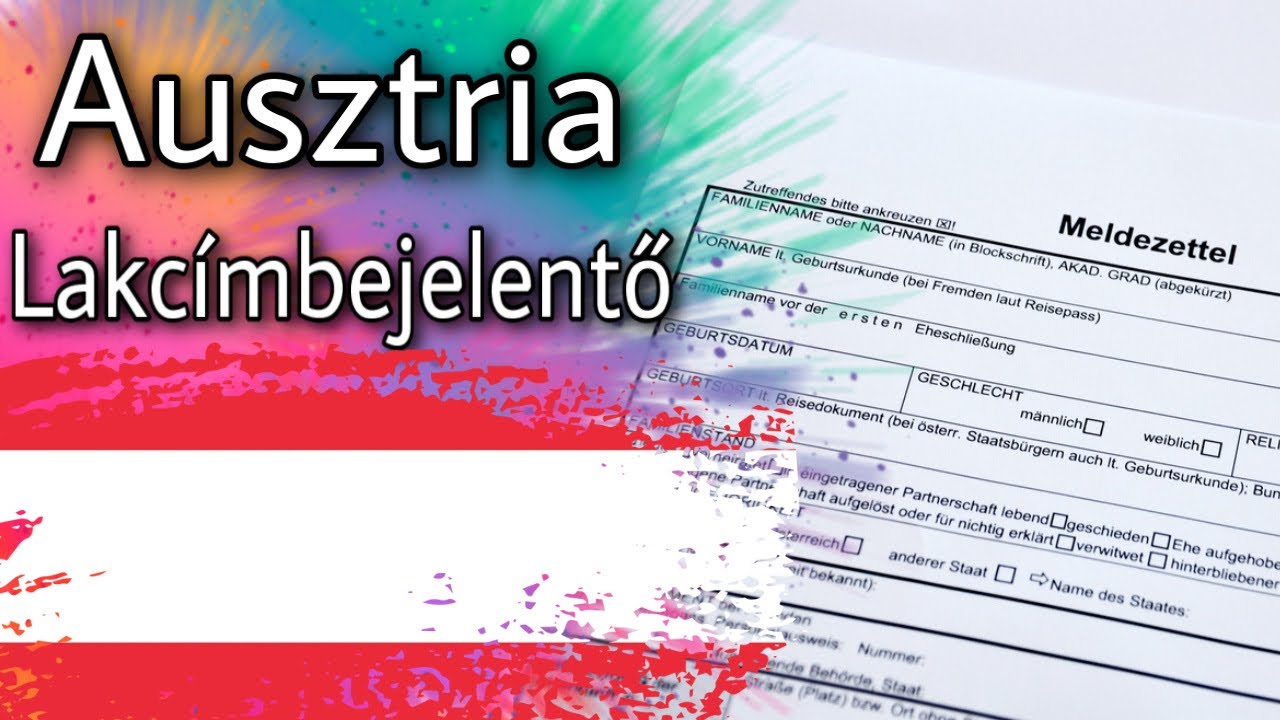 AUSZTRIA MUNKA LAKCÍMBEJELENTŐ LAP KITÖLTÉS (MELDEZETTEL)