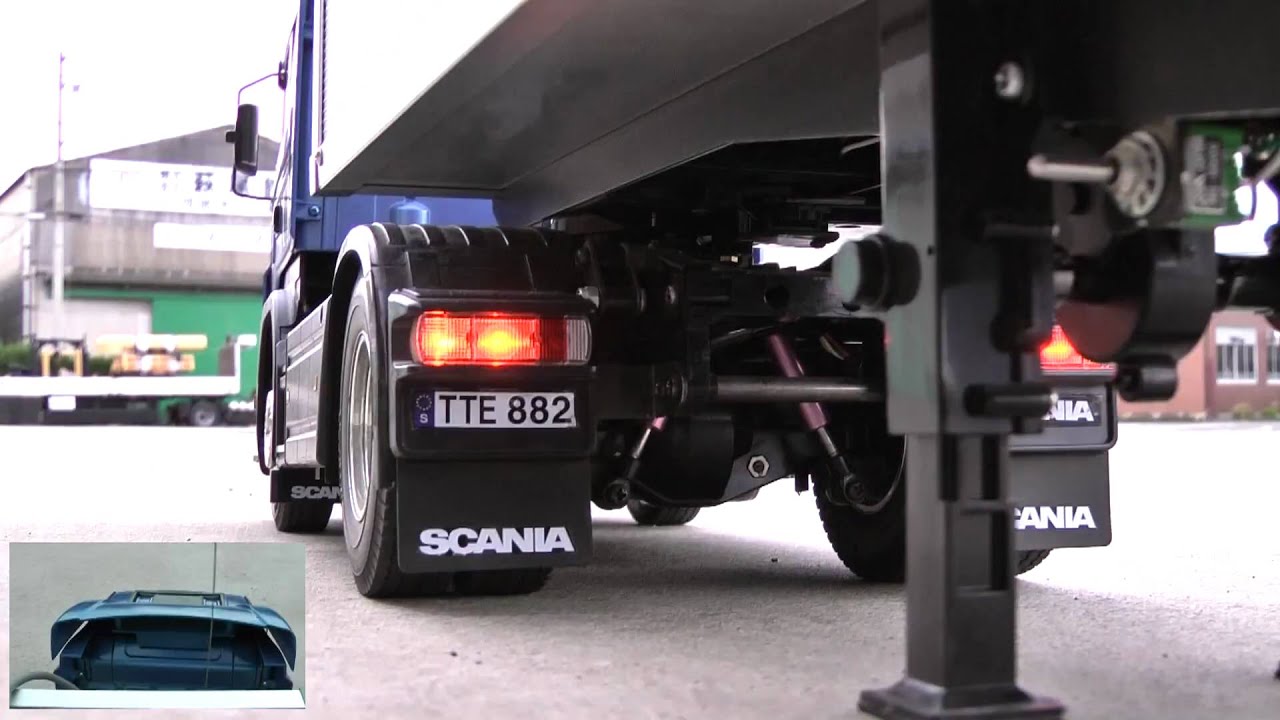 TAMIYA  SCANIA R470 タミヤ スカニアトレーラー長編 HD Video