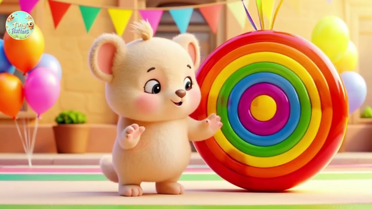 The Great Shapes Parade with Noba| Children's Fun Learning Shapes Kid Toddler @TinyFluttersOfficial