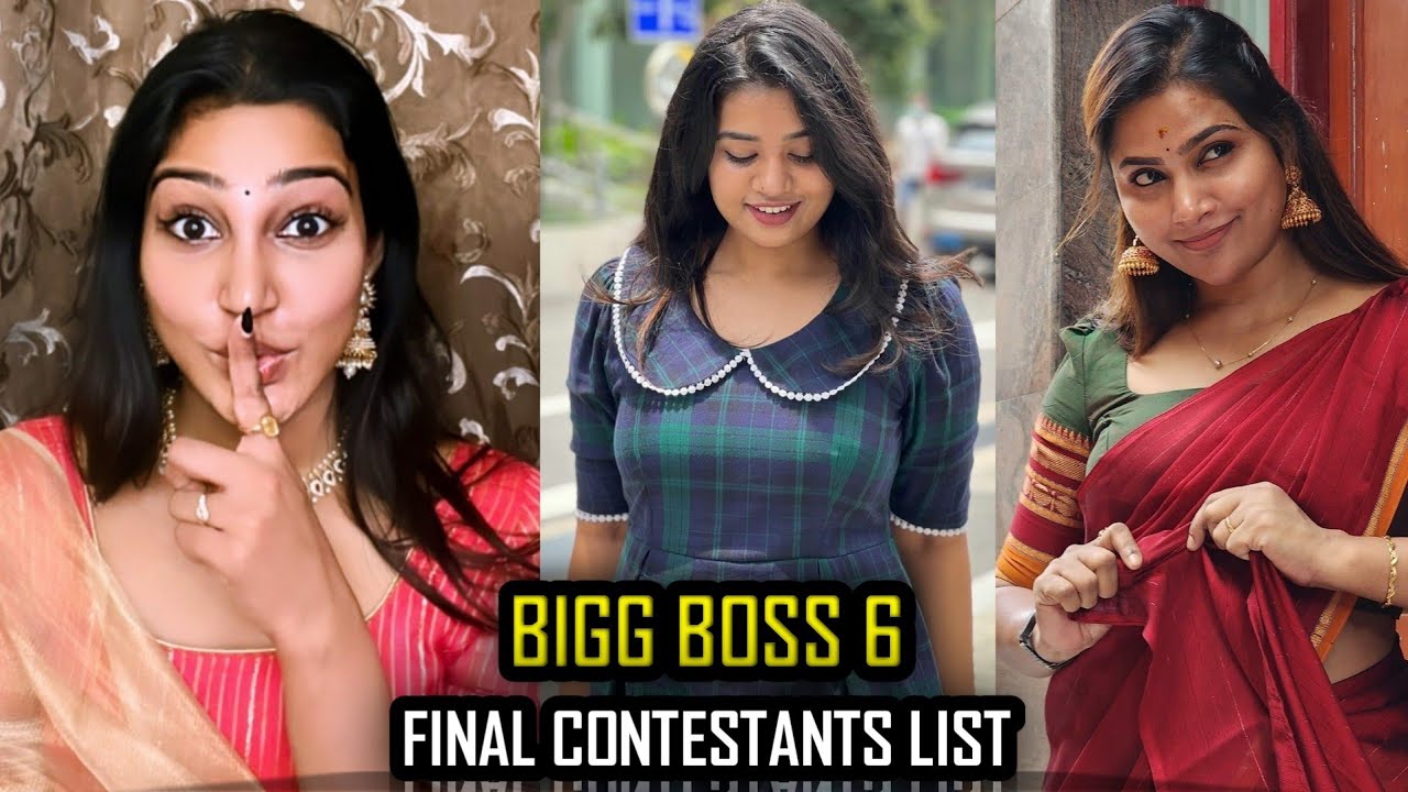 Bigg Boss 6 Contestants List | Tamil | Vijay Tv | Rakesh & Jeni