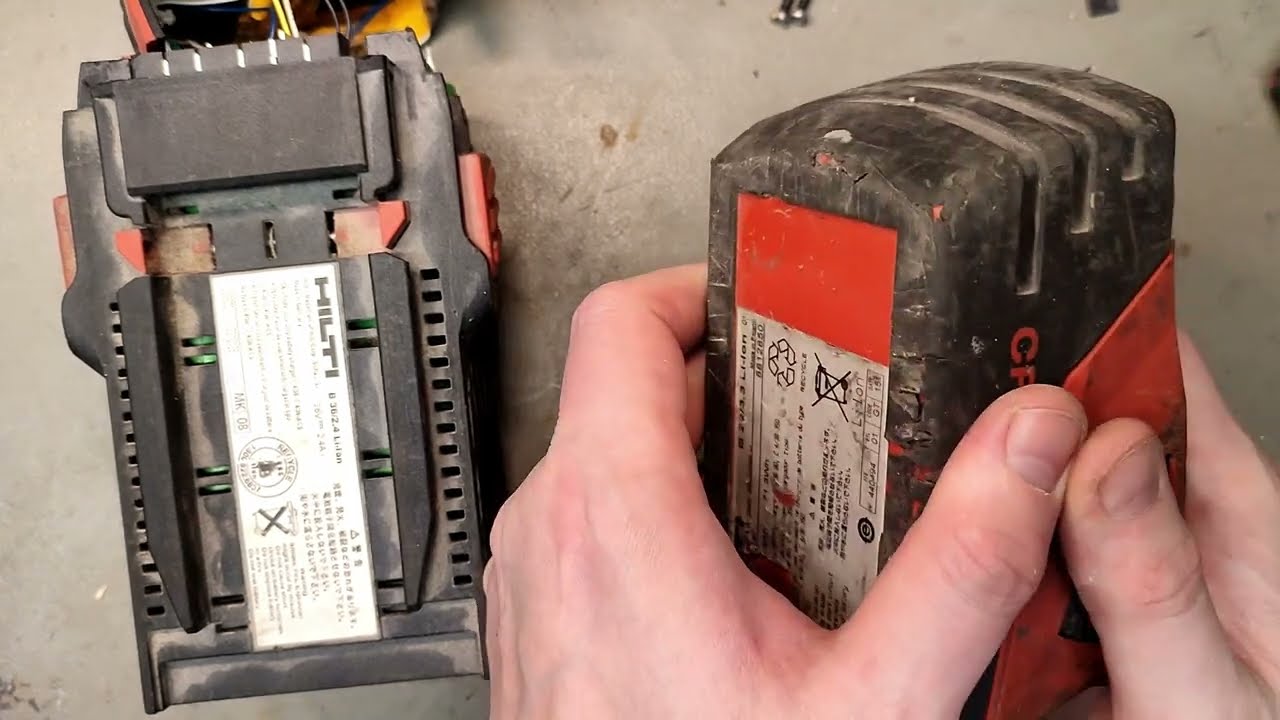 Which Hilti CPC 22V-36V batteries are safe to use with Adapters? (None)