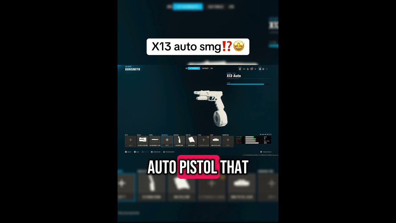 X13 auto is THE BEST alternative to an SMG 🔥🔥🔥 #cod #callofduty #warzone #loadout #gaming #smg